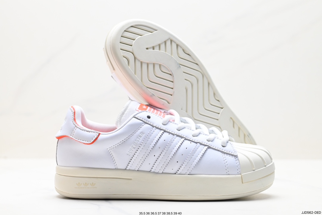 130 阿迪达斯Adidas三叶草 Originals Superstar Ayoon W贝壳头板鞋 GX8413