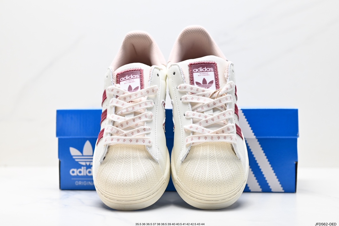 170 阿迪达斯Adidas三叶草 Originals Superstar Taegeukdang贝壳头板鞋 HQ3612