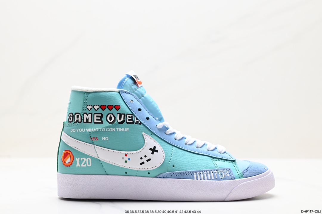 95 耐克Nike Blazer Low Le经典开拓者高帮百搭休闲运动板鞋 DQ7773-100