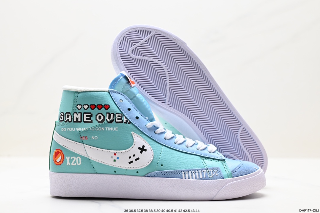 95 耐克Nike Blazer Low Le经典开拓者高帮百搭休闲运动板鞋 DQ7773-100