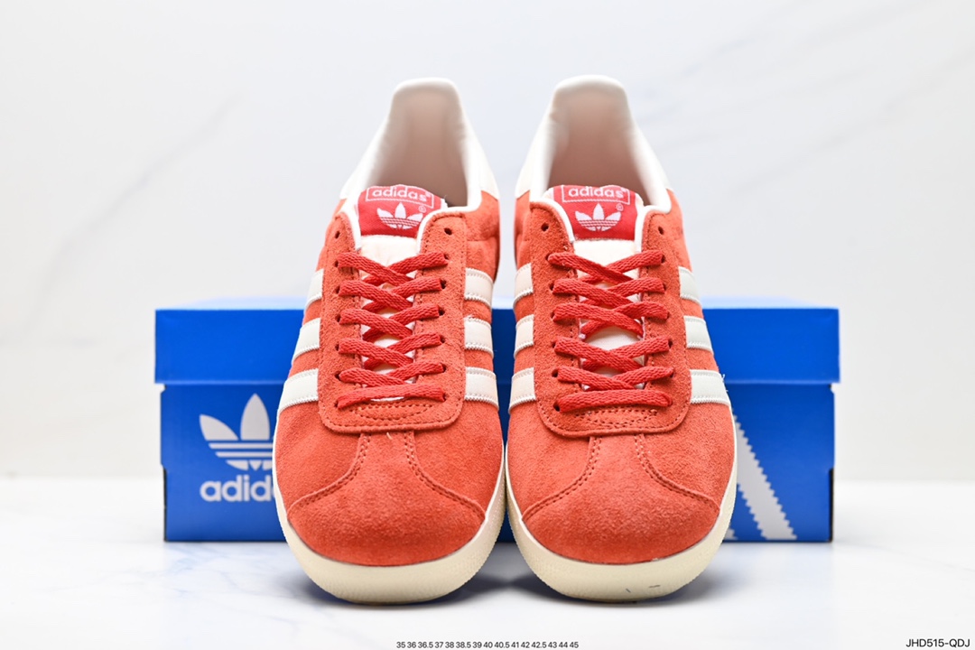 Adidas Originals Gazelle Indoor clover retro non-slip wear-resistant low-top sneakers GY7339