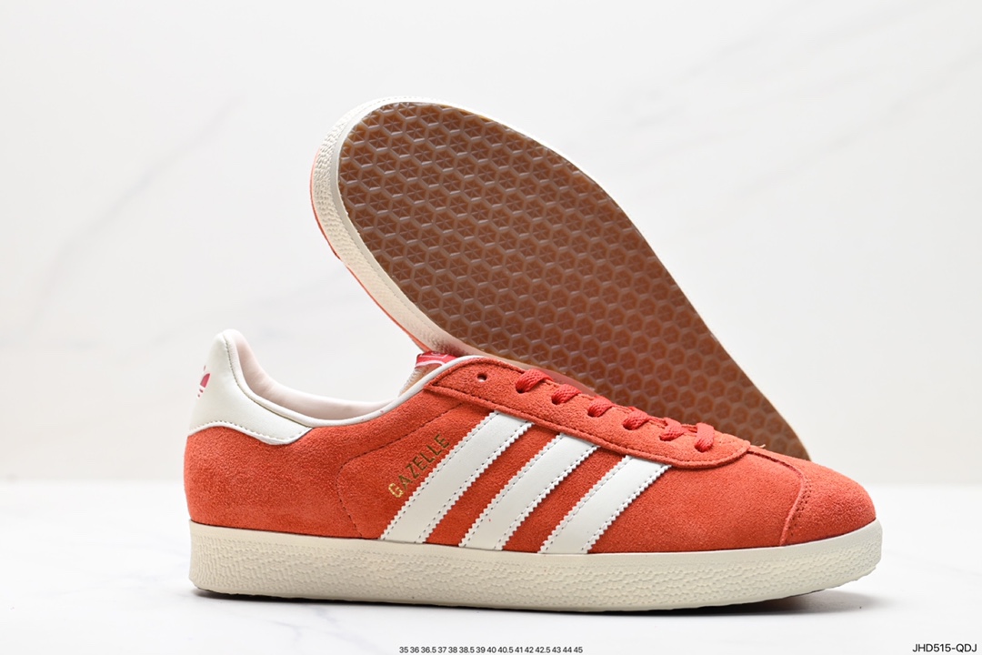 Adidas Originals Gazelle Indoor clover retro non-slip wear-resistant low-top sneakers GY7339