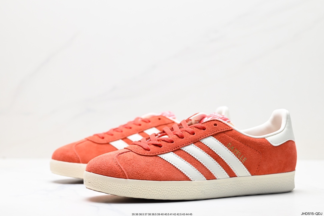 Adidas Originals Gazelle Indoor clover retro non-slip wear-resistant low-top sneakers GY7339