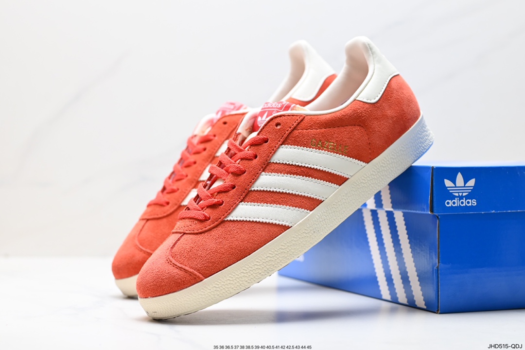 Adidas Originals Gazelle Indoor clover retro non-slip wear-resistant low-top sneakers GY7339