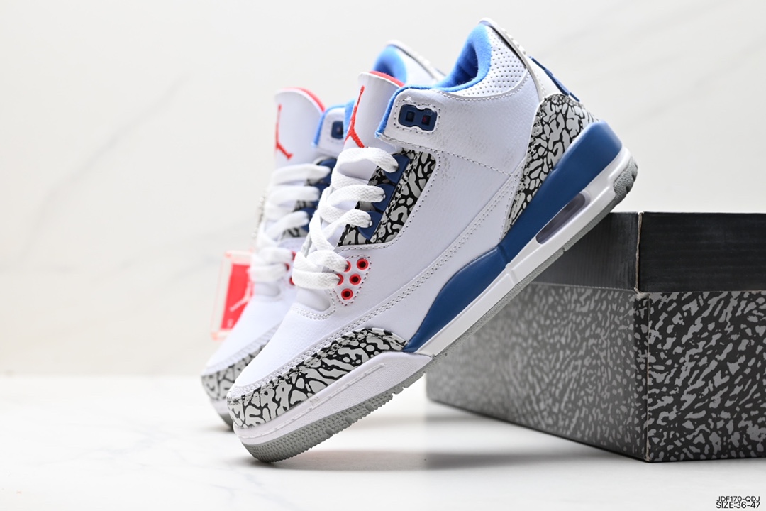 125 耐克Nike Air Jordan 3 Retro”Knicks“迈克尔·乔丹AJ3代中帮篮球鞋 CT8532-059