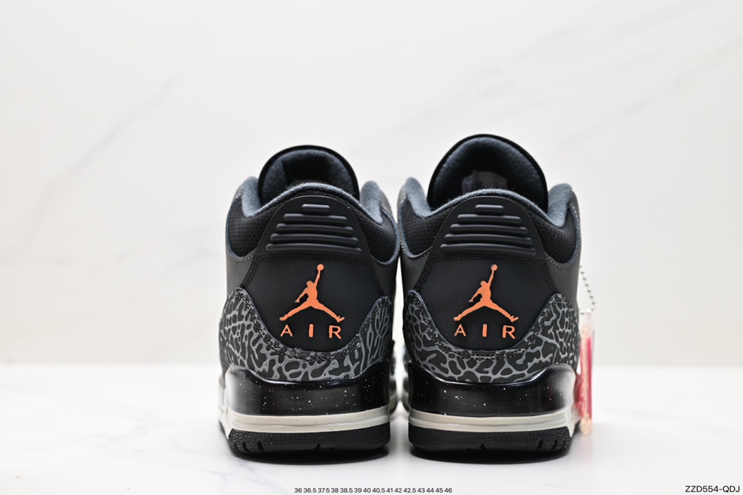 Air Jordan 3 Retro ”Hide and Sneak” White Gray Brown CT8532-080