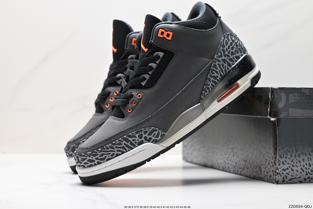 Air Jordan 3 Retro ”Hide and Sneak” White Gray Brown CT8532-080