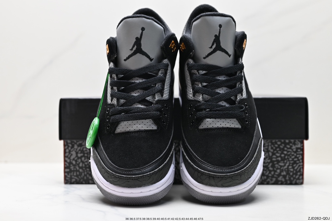 240 Air Jordan 3 Retro ”Hide and Sneak“ 白灰棕 AJ3 乔丹3代 CK9246-007