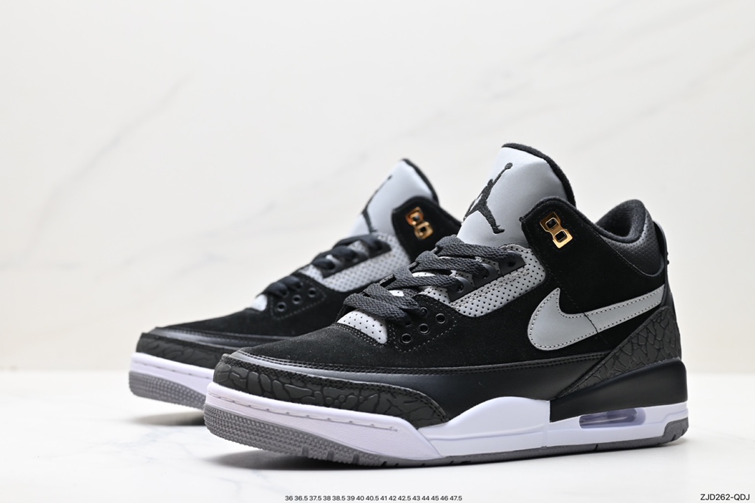 240 Air Jordan 3 Retro ”Hide and Sneak“ 白灰棕 AJ3 乔丹3代 CK9246-007