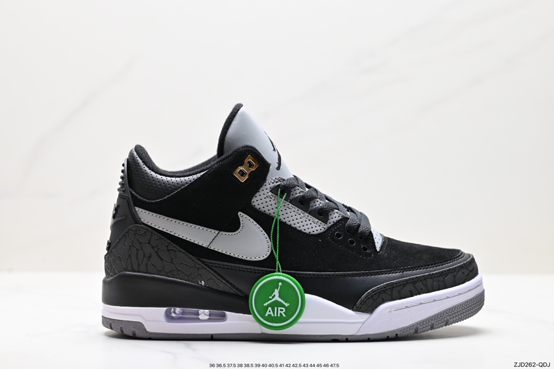 240 Air Jordan 3 Retro ”Hide and Sneak“ 白灰棕 AJ3 乔丹3代 CK9246-007