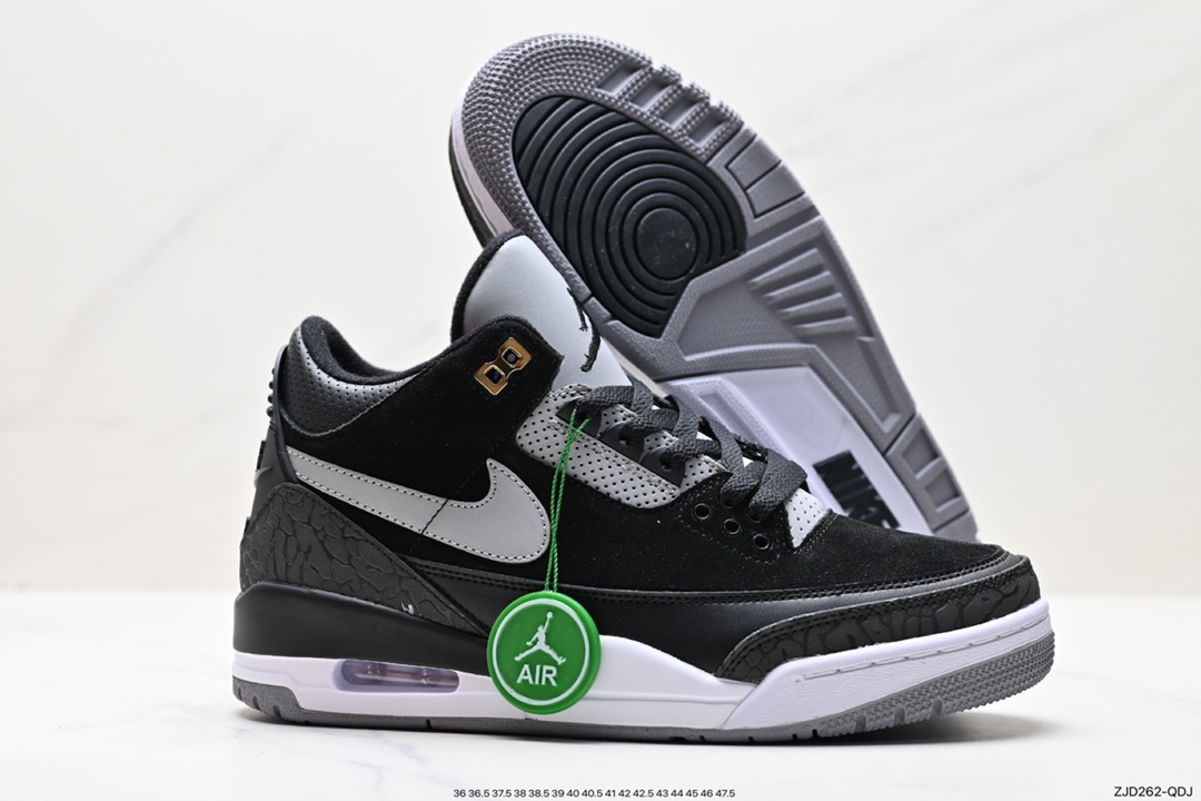 240 Air Jordan 3 Retro ”Hide and Sneak“ 白灰棕 AJ3 乔丹3代 CK9246-007