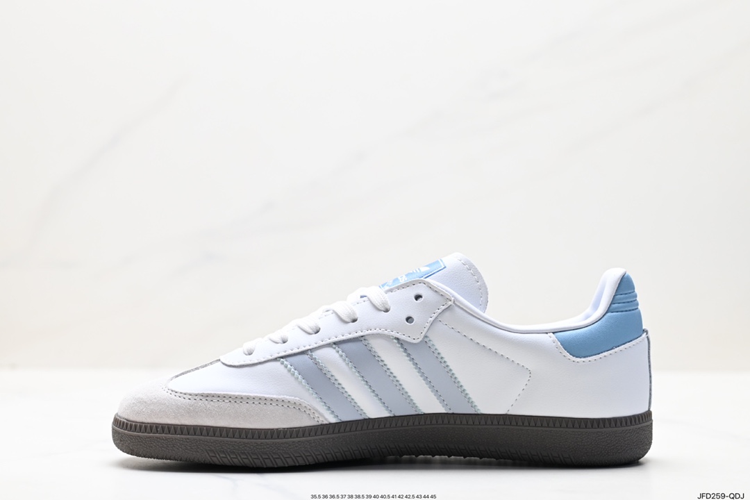 170 阿迪达斯三叶草Adidas Originals Samba Vegan OG”SPD“桑巴舞系板鞋 ID2055