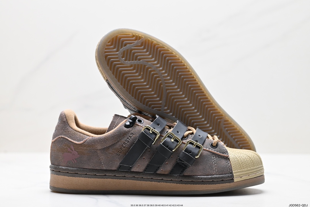 180 阿迪达斯Adidas三叶草 Originals Superstar Taegeukdang贝壳头板鞋 H06344