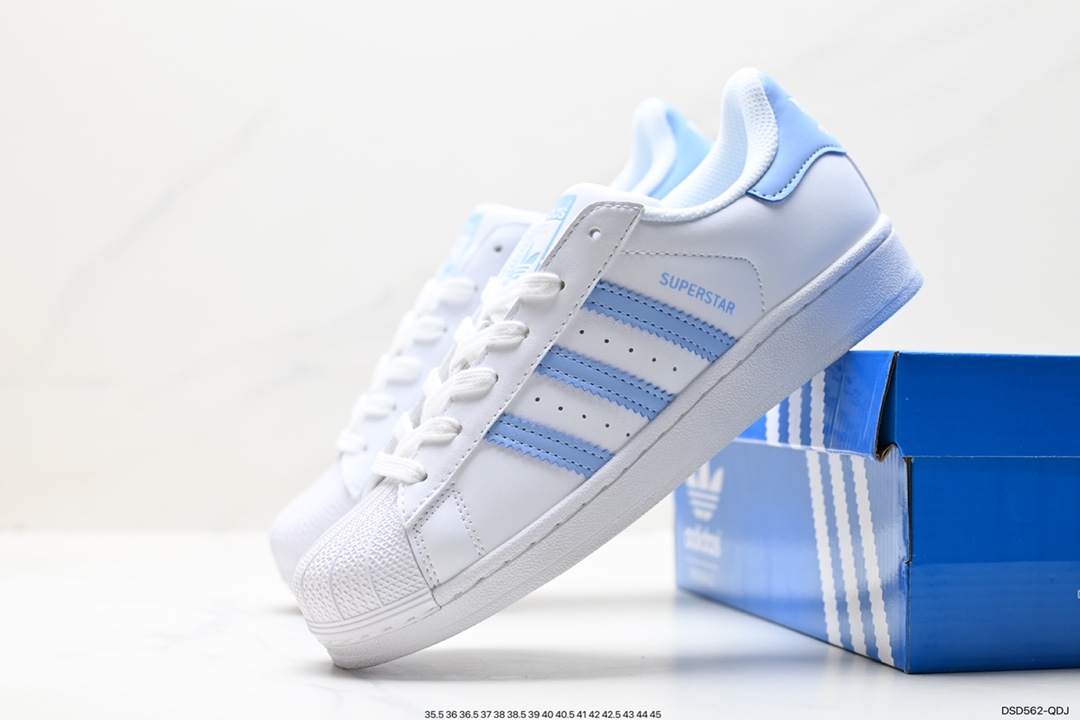 100 阿迪达斯Adidas三叶草 Originals Superstar Taegeukdang贝壳头板鞋 EF9247