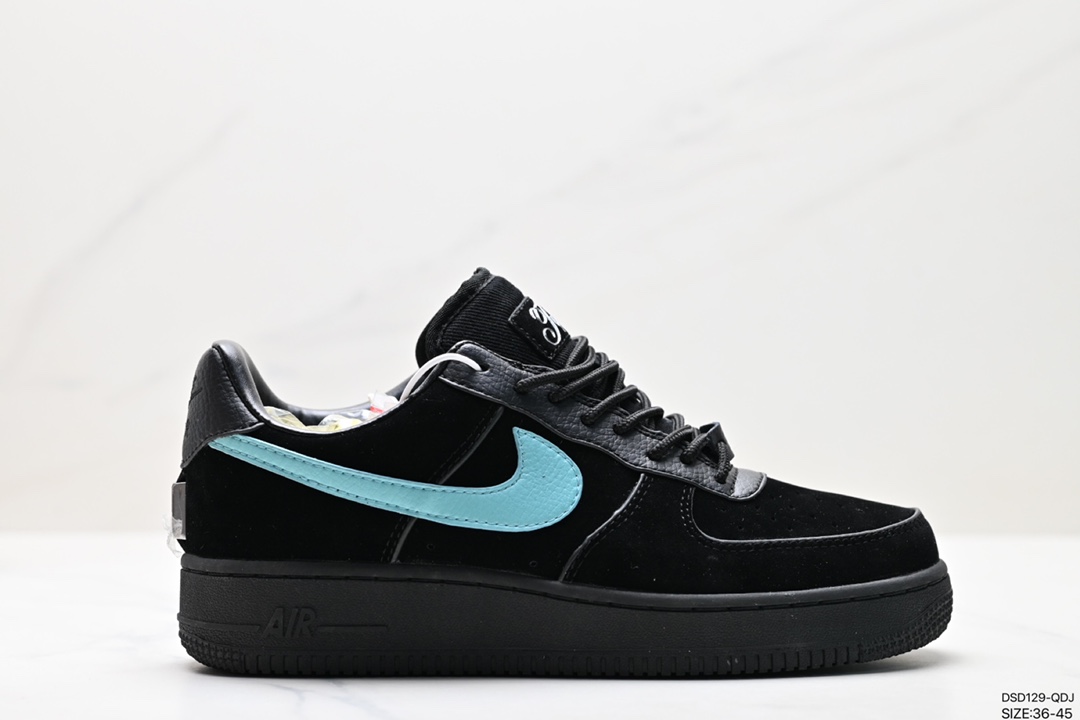 100 联名蒂芙尼Tiffany & Co. x Nike Air Force 1 Low SP”1837“空军一号板鞋“联名蒂芙尼蓝” DZ1382-001