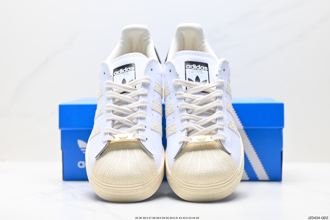 140 阿迪达斯Adidas三叶草 Originals Superstar Pride RM贝壳头板鞋 ID4675