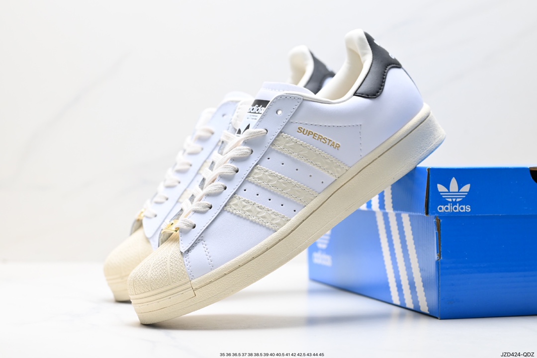 140 阿迪达斯Adidas三叶草 Originals Superstar Pride RM贝壳头板鞋 ID4675