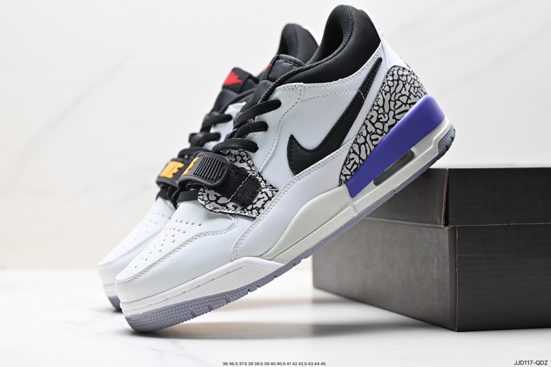 130 耐克Nike Air Jordan Legacy 312 Low”WhitePine Green“乔丹篮球鞋 CD7069-102