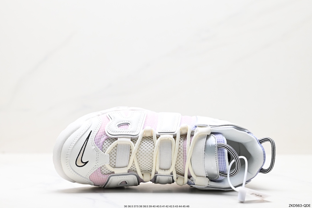 270 纯原版本 Nike Air More Uptempo OG耐克 皮蓬全掌气垫篮球鞋 DR9612-100