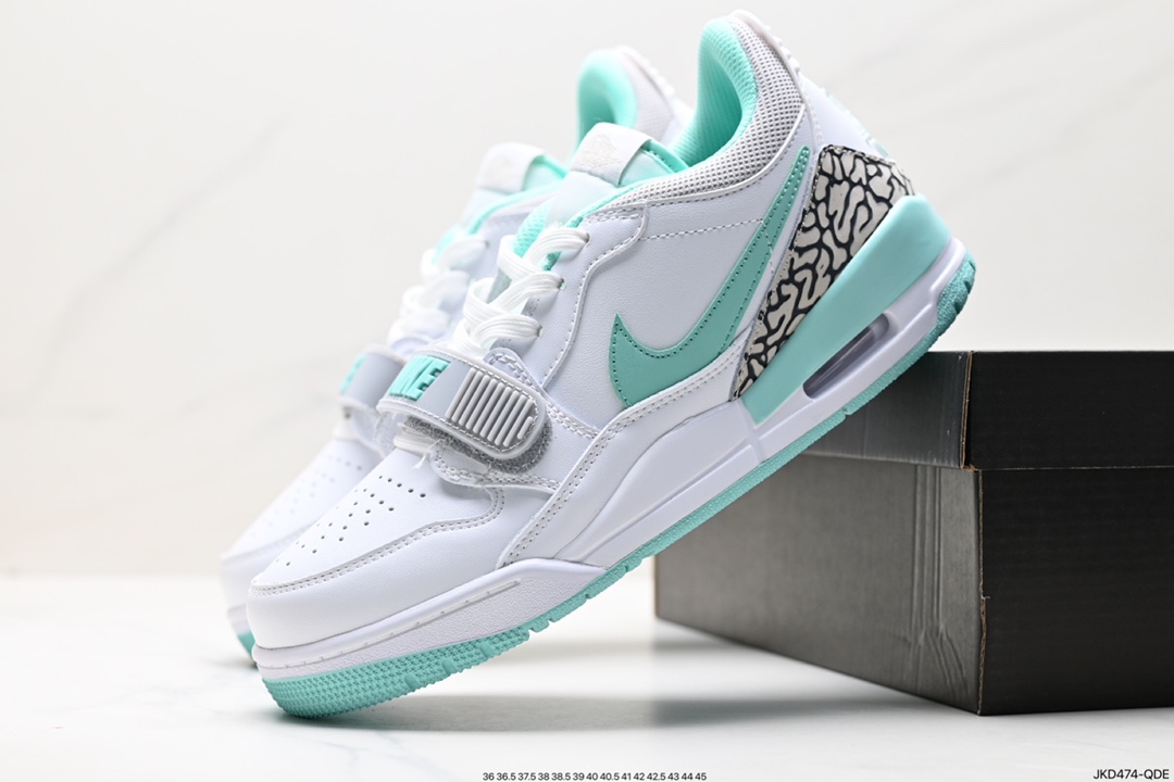 160 耐克Nike Air Jordan Legacy 312 Low”WhitePine Green“乔丹篮球鞋 CD7069-104