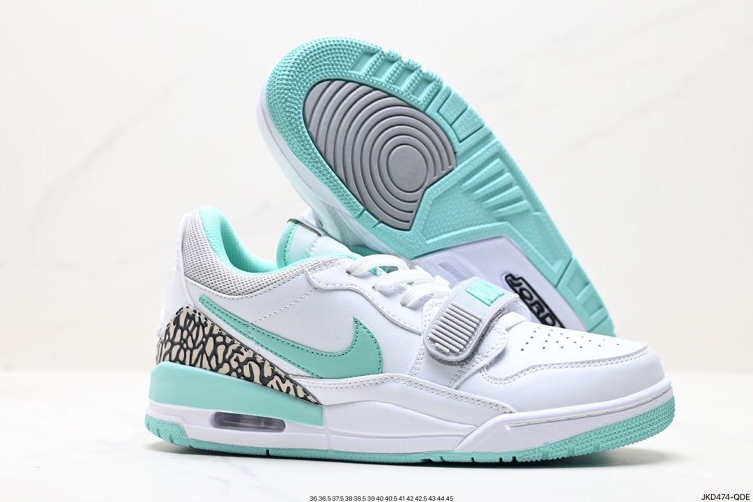 160 耐克Nike Air Jordan Legacy 312 Low”WhitePine Green“乔丹篮球鞋 CD7069-104