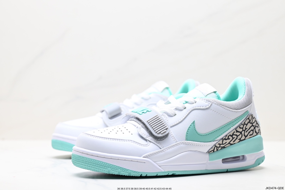 160 耐克Nike Air Jordan Legacy 312 Low”WhitePine Green“乔丹篮球鞋 CD7069-104