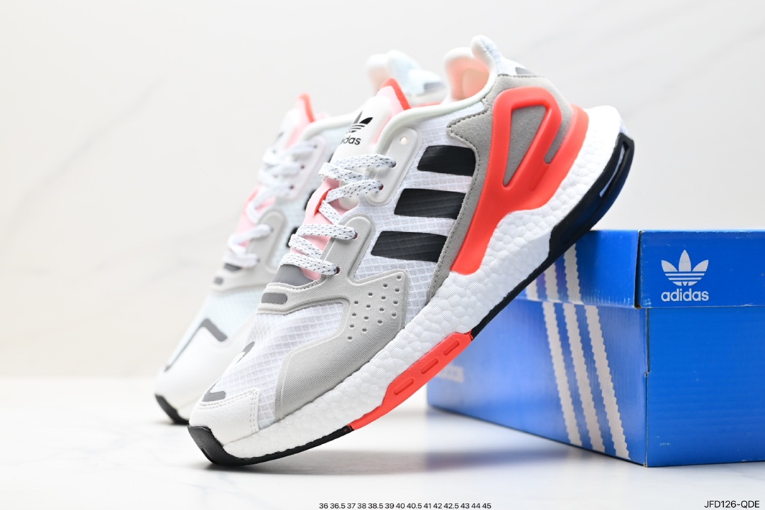 170 全新阿迪AD三叶草 Originals 2020 Day Jogger Boost 慢跑者系列高弹复古休闲运动跑鞋 FY3015