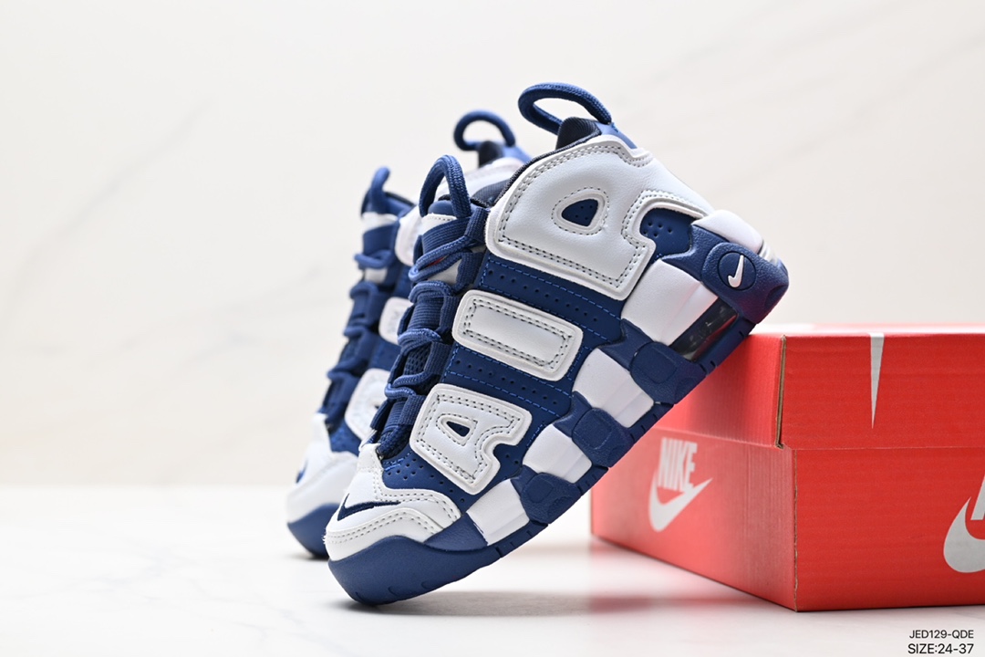 150 耐克Nike童鞋WMNS Air More Uptempo GS”Barely Green0“皮蓬