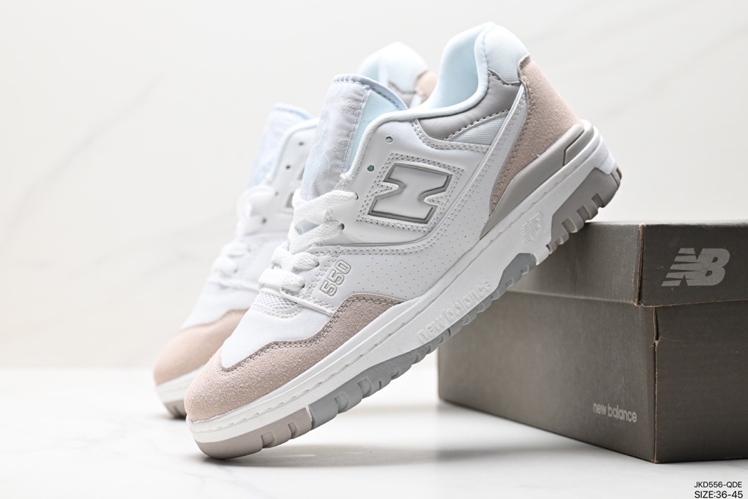 160 New Balance BB550 复古跑鞋 系列复古休闲运动慢跑鞋 BB550WT1