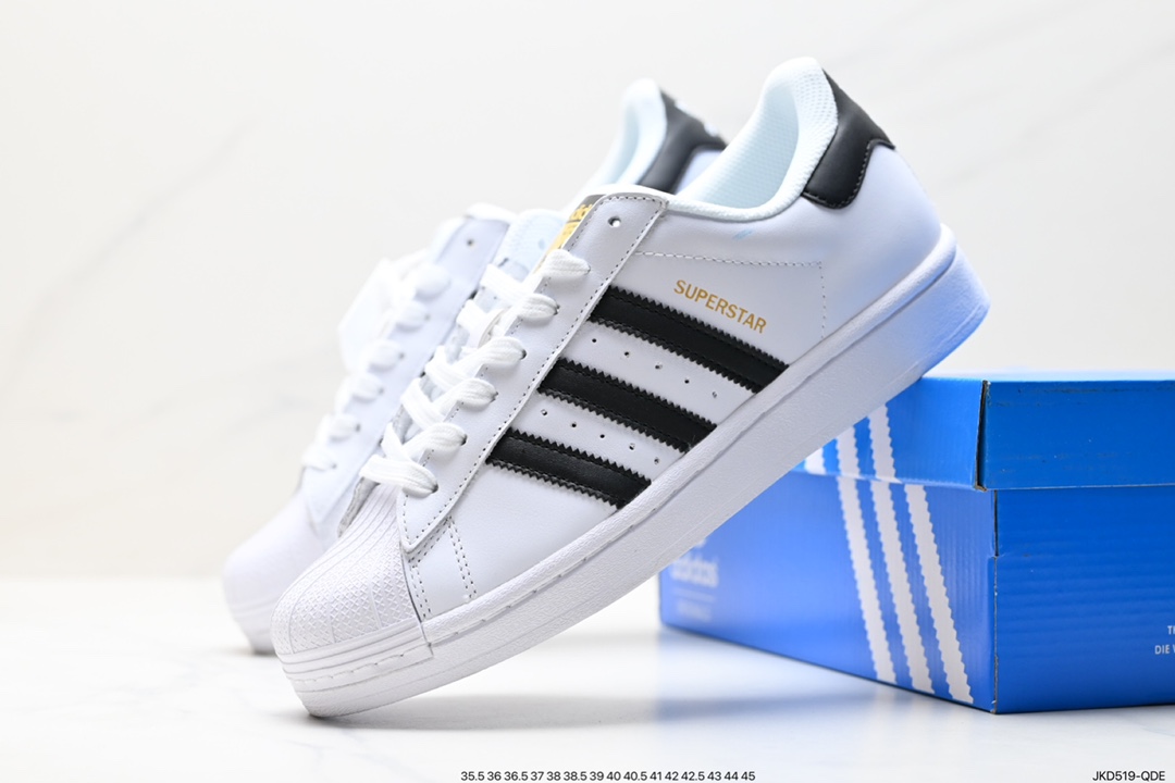 160 阿迪达斯Adidas三叶草 Originals Superstar Pride RM贝壳头板鞋 EF4959