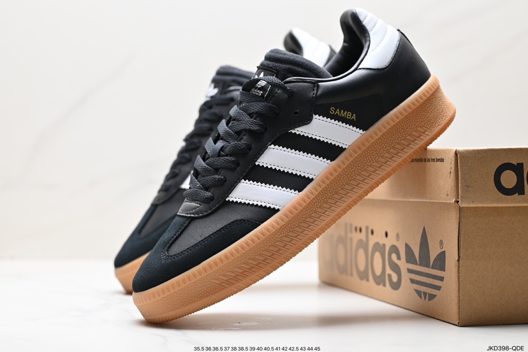 160 阿迪达斯三叶草Adidas Originals SambaX XLG桑巴舞板鞋 IE1379