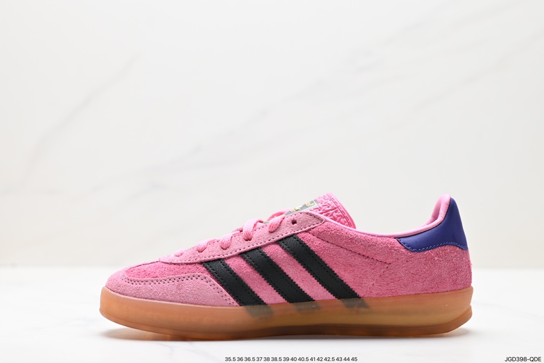 180 Adidas Gazelle Indoor Trainers 羚羊内训系列低帮复古百搭休闲运动德训风板鞋 IE7002