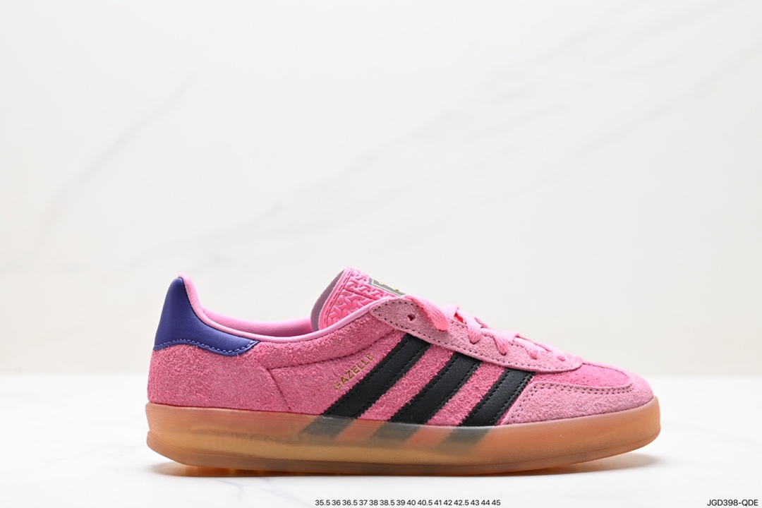 180 Adidas Gazelle Indoor Trainers 羚羊内训系列低帮复古百搭休闲运动德训风板鞋 IE7002