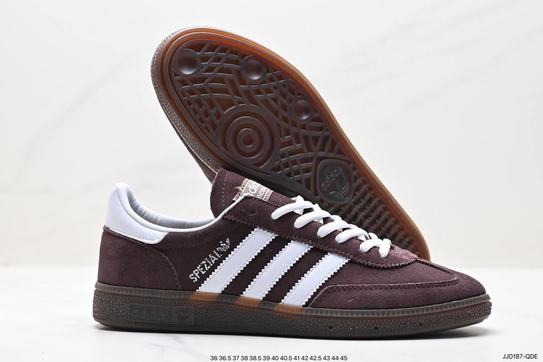 130 阿迪达斯Adidas Handball Spezial”Brown“手球运动员系列低帮休闲鞋 IF8914