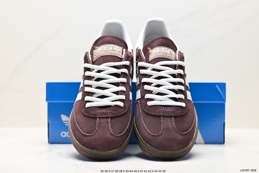 130 阿迪达斯Adidas Handball Spezial”Brown“手球运动员系列低帮休闲鞋 IF8914