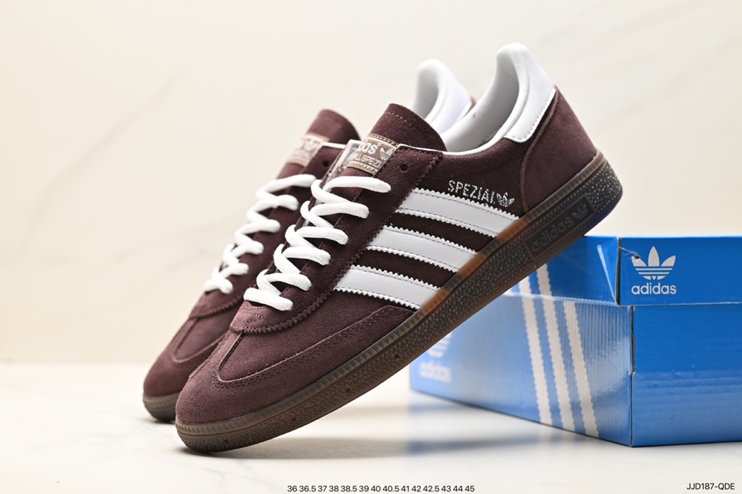 130 阿迪达斯Adidas Handball Spezial”Brown“手球运动员系列低帮休闲鞋 IF8914