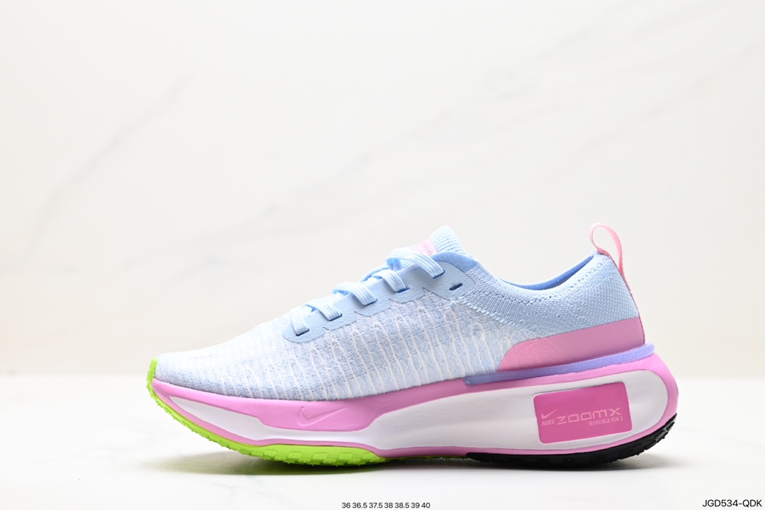 180 耐克NIKE ZOOMX INVINCIBLE RUN FK3 短跑慢跑鞋 DR2615-400