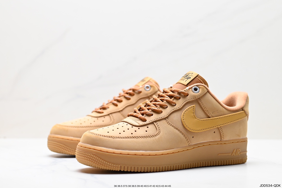 120 Nike Air Force1 Low AF1 经典款小麦色空军一号低帮休闲板鞋 CJ9179-200