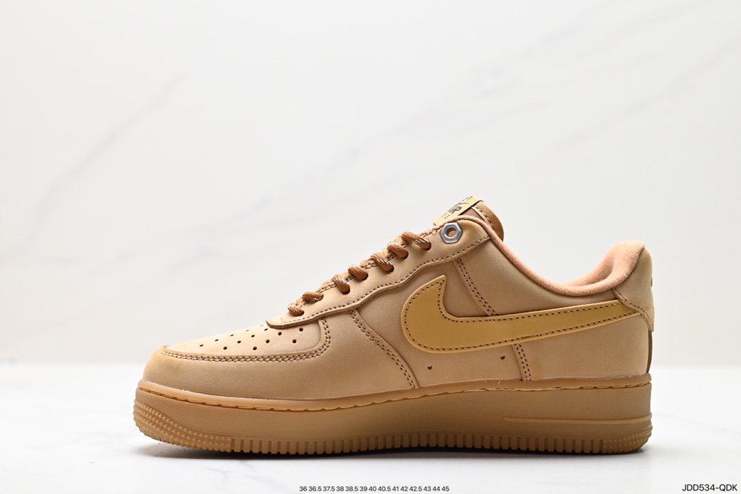 120 Nike Air Force1 Low AF1 经典款小麦色空军一号低帮休闲板鞋 CJ9179-200