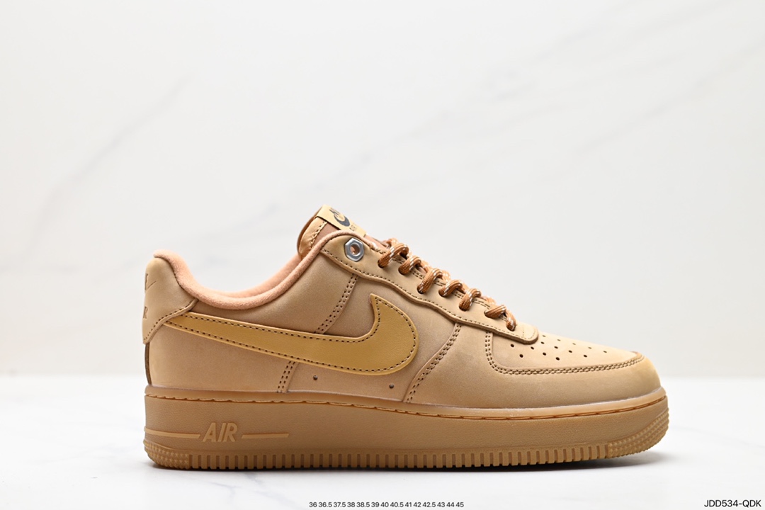 120 Nike Air Force1 Low AF1 经典款小麦色空军一号低帮休闲板鞋 CJ9179-200