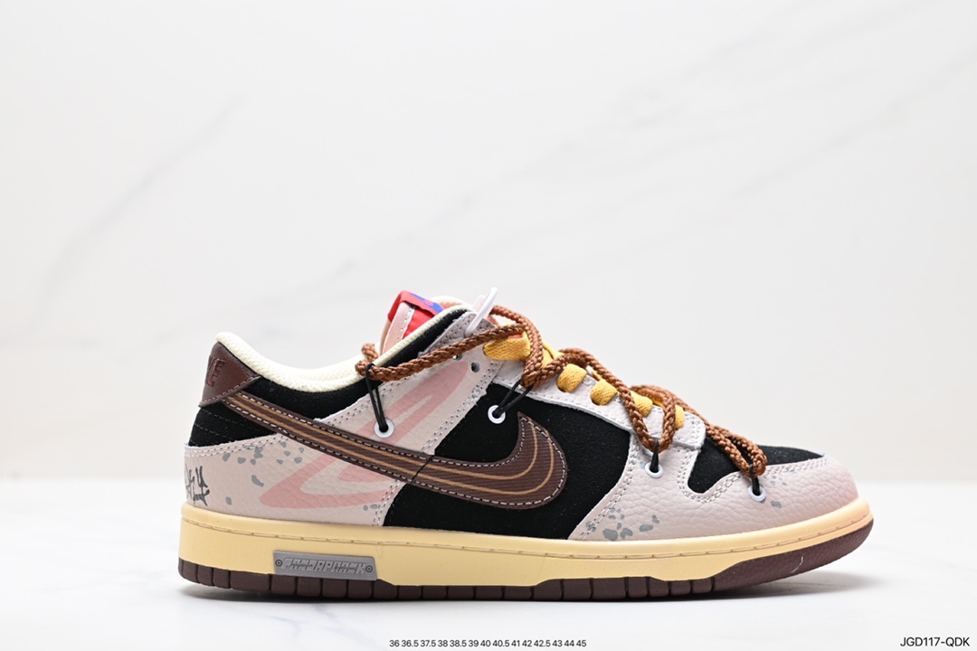 180 耐克Nike SB Dunk Low”Milk WhitePinkSmile“扣篮系列低帮休闲运动滑板板鞋 DH9765-105