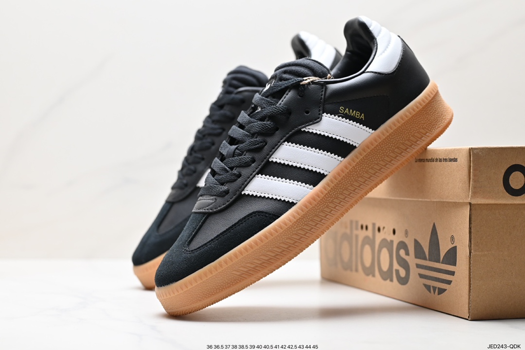 150 阿迪达斯三叶草Adidas Originals SambaX XLG桑巴舞板鞋 IE1379