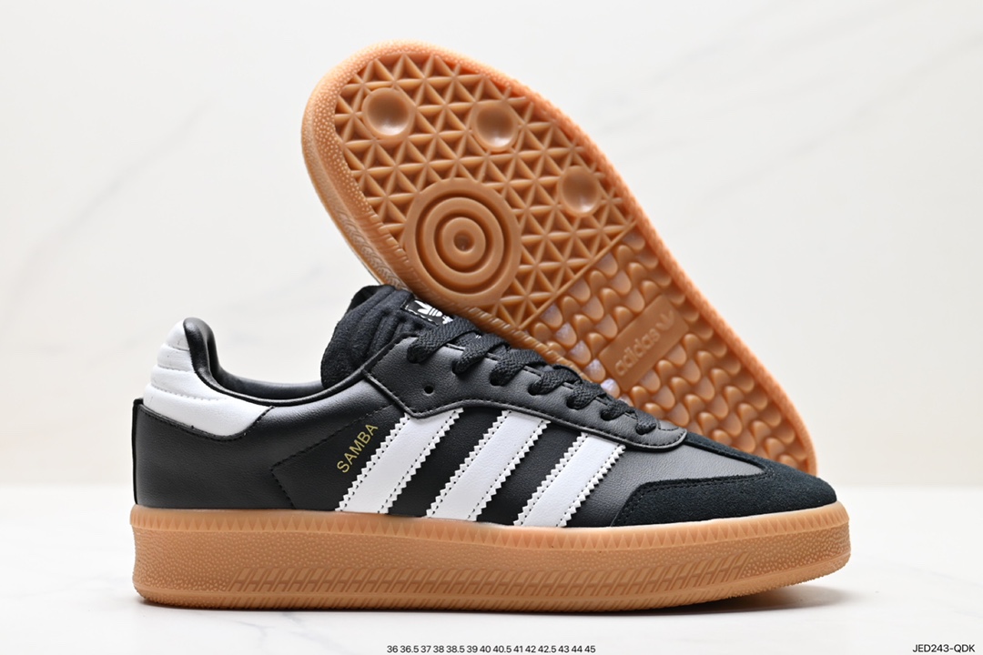 150 阿迪达斯三叶草Adidas Originals SambaX XLG桑巴舞板鞋 IE1379