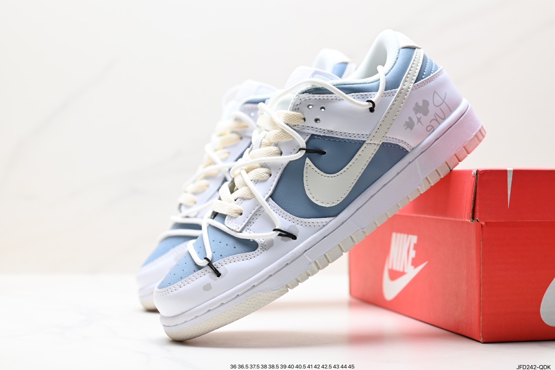 170 耐克Nike SB Dunk Low”Milk WhitePinkSmile“扣篮系列低帮休闲运动滑板板鞋