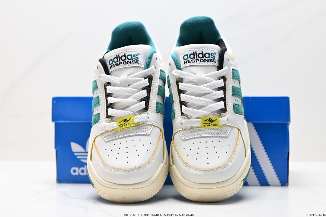 160 阿迪达斯 Adidas Torsion Response Tennis LO 响应CL系列老爹风复古透气缓震休闲运动慢跑鞋 ID6878