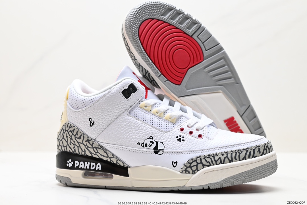 260 Air Jordan 3 Retro ”Hide and Sneak“ 白灰棕 DN3707-100