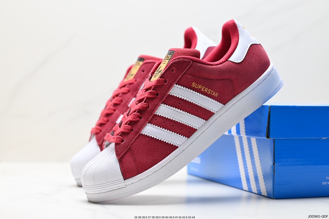 120 阿迪达斯Adidas三叶草 Originals Superstar Pride RM贝壳头板鞋 H00183