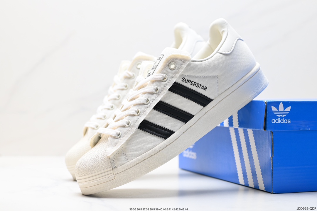 120 阿迪达斯Adidas三叶草 Originals Superstar Pride RM贝壳头板鞋 H00183