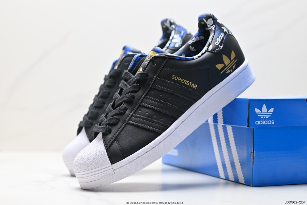 120 阿迪达斯Adidas三叶草 Originals Superstar Pride RM贝壳头板鞋 H00183