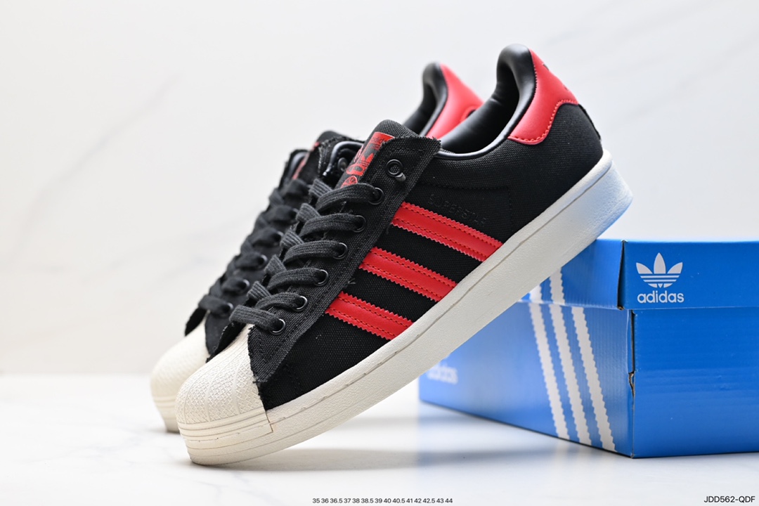 120 阿迪达斯Adidas三叶草 Originals Superstar Pride RM贝壳头板鞋 H00183